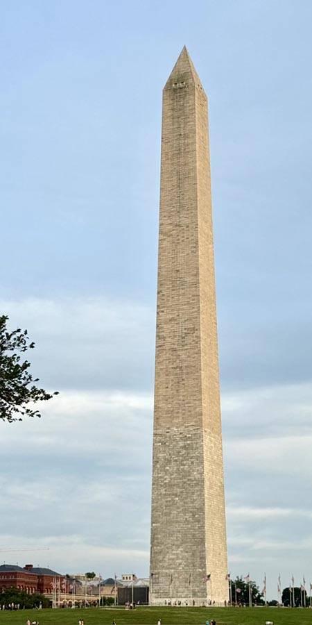 The Washington Monument.