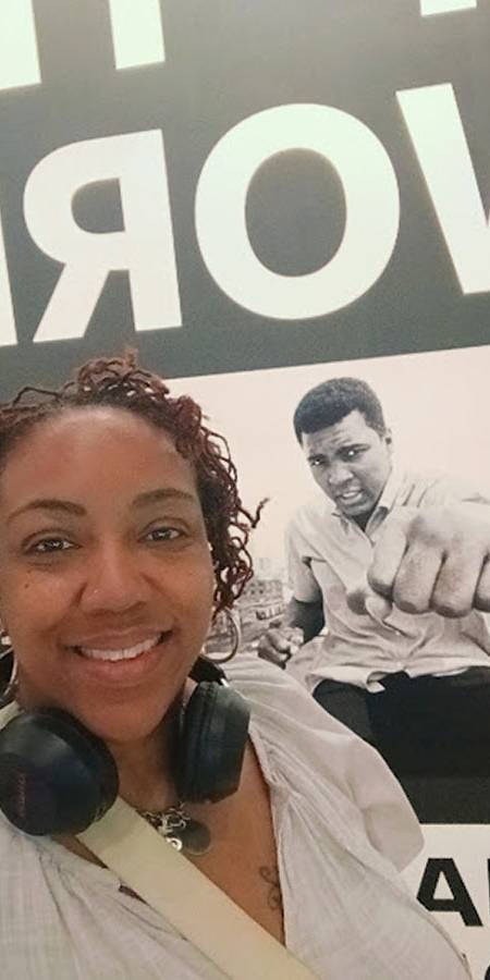 selfie in African American Museum 
